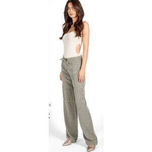 Fidelity Denim 26 Pants Majorette Army Utility Lightweight Women's Sample NWT